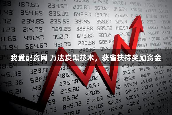我爱配资网 万达炭黑技术，获省扶持奖励资金
