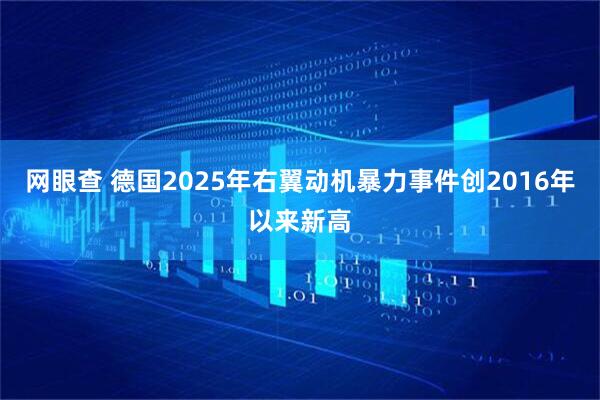 网眼查 德国2025年右翼动机暴力事件创2016年以来新高